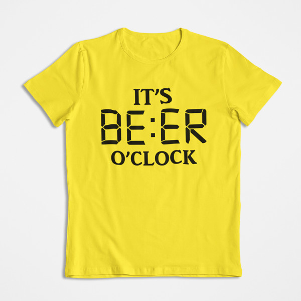 Marškinėliai "It's beer o'clock"