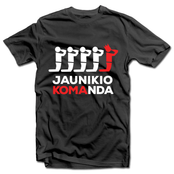 Marškinėliai "Jaunikio komanda" Marškinėliai "Jaunikio komanda"