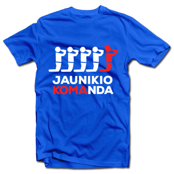 Marškinėliai "Jaunikio komanda" Marškinėliai "Jaunikio komanda"