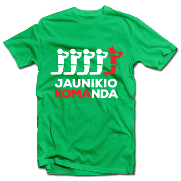 Marškinėliai "Jaunikio komanda" Marškinėliai "Jaunikio komanda"