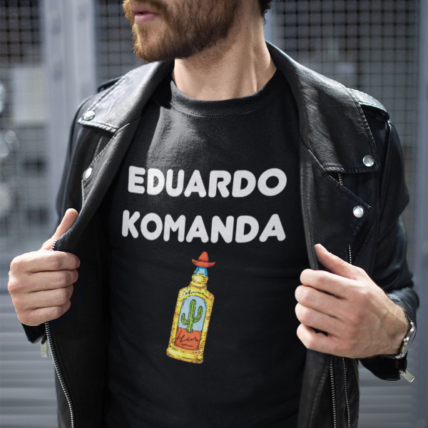 Marškinėliai "Jaunikio komanda" su Jūsų pasirinktu vardu Marškinėliai "Jaunikio komanda" su Jūsų pasirinktu vardu