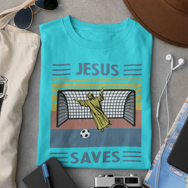 Marškinėliai "Jesus saves"
