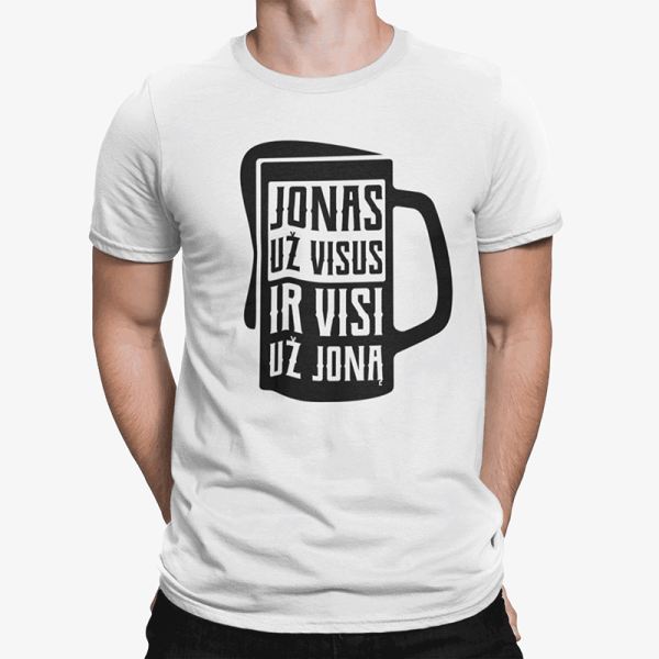 Marškinėliai "Visi už JONĄ!"
