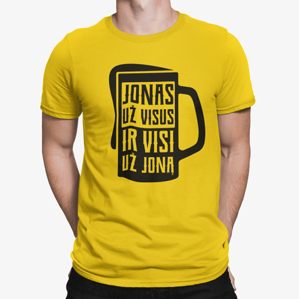Marškinėliai "Visi už JONĄ!"