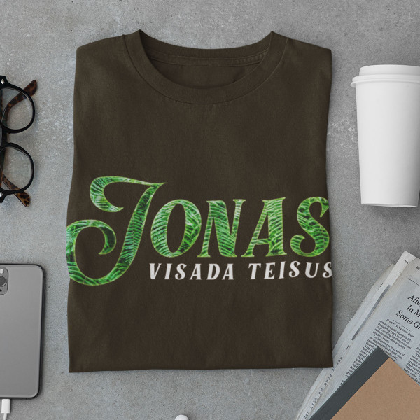 Marškinėliai "Jonas visada teisus"