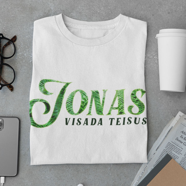 Marškinėliai "Jonas visada teisus"