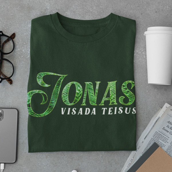 Marškinėliai "Jonas visada teisus"