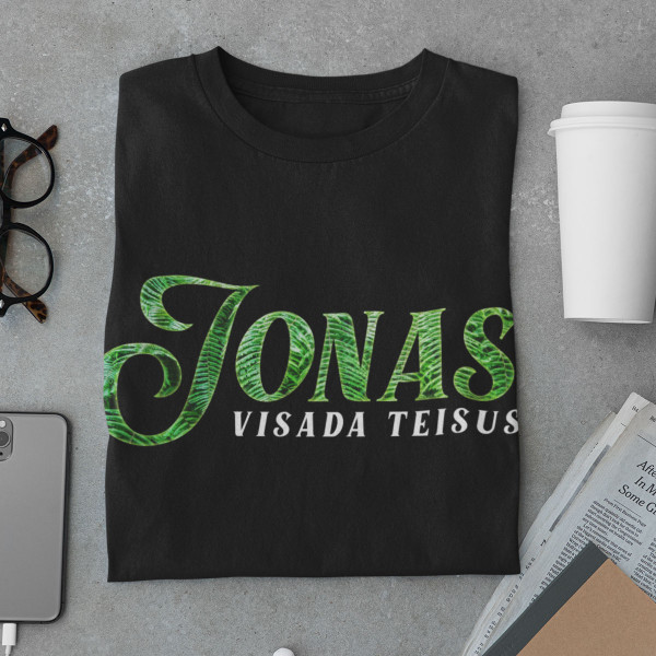 Marškinėliai "Jonas visada teisus"