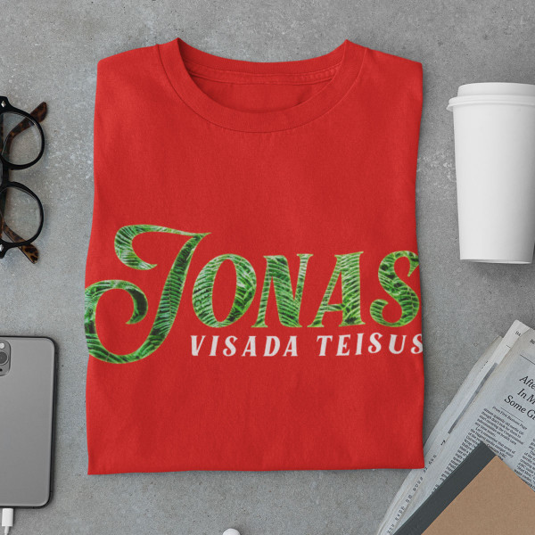 Marškinėliai "Jonas visada teisus"