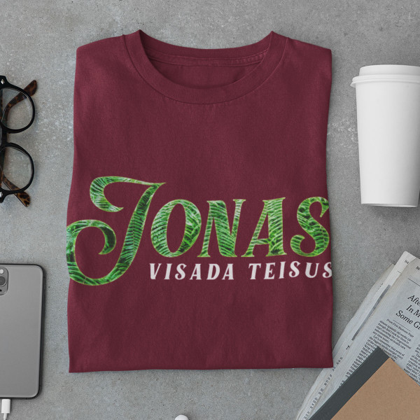 Marškinėliai "Jonas visada teisus"