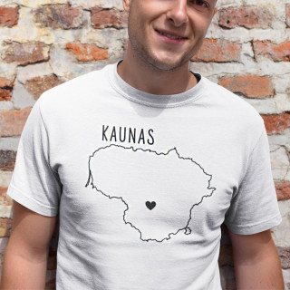 Marškinėliai "Kaunas - širdis"