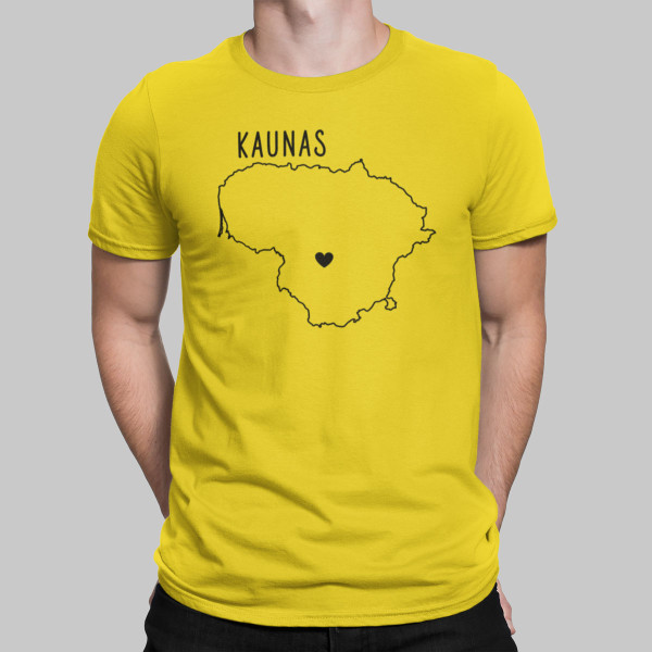 Marškinėliai "Kaunas - širdis"