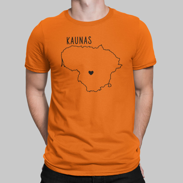 Marškinėliai "Kaunas - širdis"