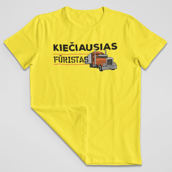 Marškinėliai "Kiečiausias fūristas"