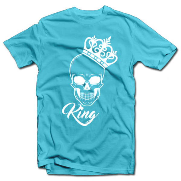 Marškinėlių komplektas "King & Queen" su kaukole