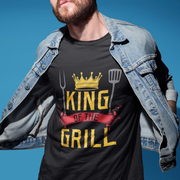 Marškinėliai "King of the grill" Marškinėliai "King of the grill"