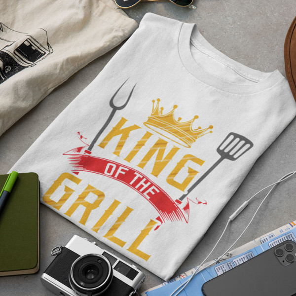 Marškinėliai "King of the grill" Marškinėliai "King of the grill"
