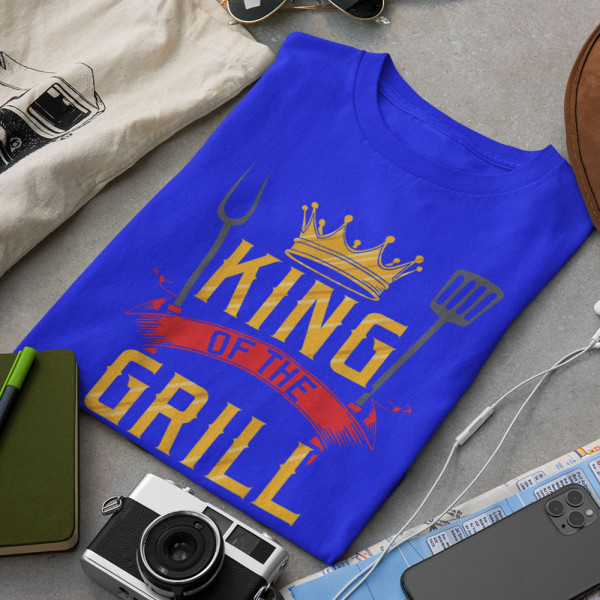 Marškinėliai "King of the grill" Marškinėliai "King of the grill"
