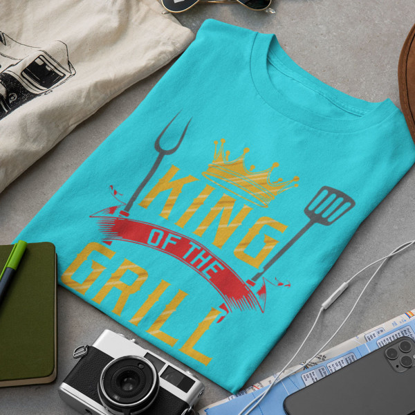 Marškinėliai "King of the grill" Marškinėliai "King of the grill"