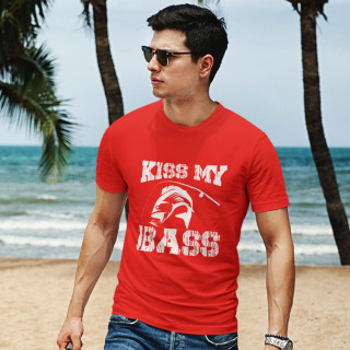 Marškinėliai "Kiss my bass"