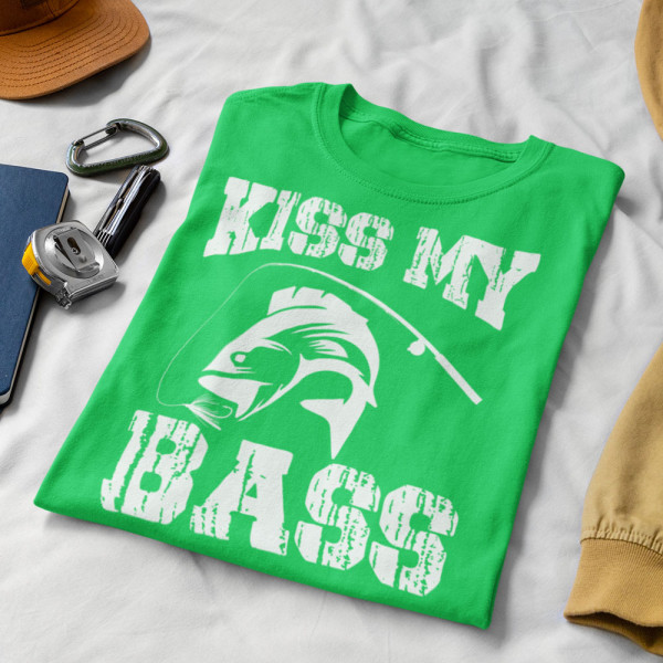 Marškinėliai "Kiss my bass"