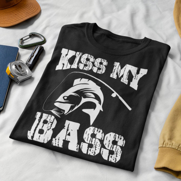 Marškinėliai "Kiss my bass"