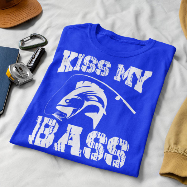 Marškinėliai "Kiss my bass"