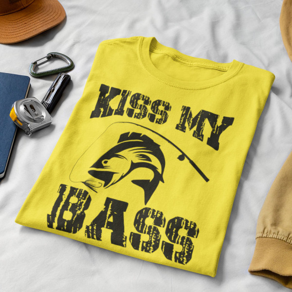 Marškinėliai "Kiss my bass"