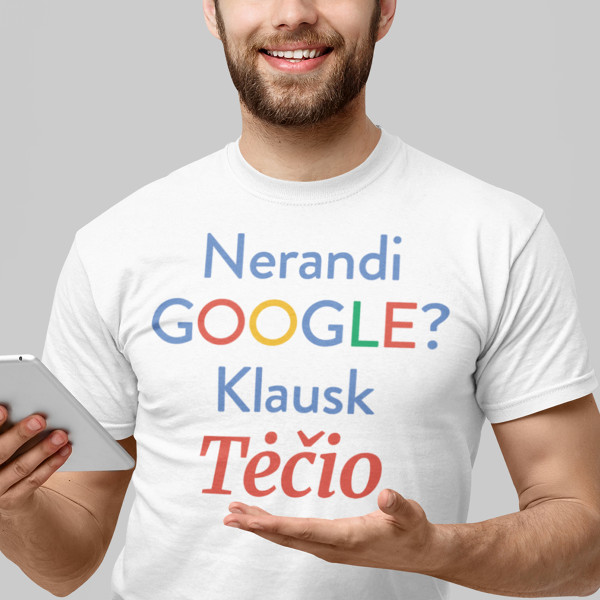 Marškinėliai "Klausk tėčio" Marškinėliai "Klausk tėčio"