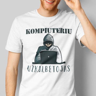 Marškinėliai "Kompiuterių užkalbėtojas"