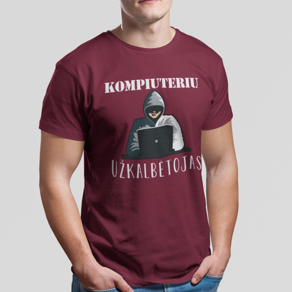 Marškinėliai "Kompiuterių užkalbėtojas"