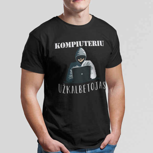 Marškinėliai "Kompiuterių užkalbėtojas"