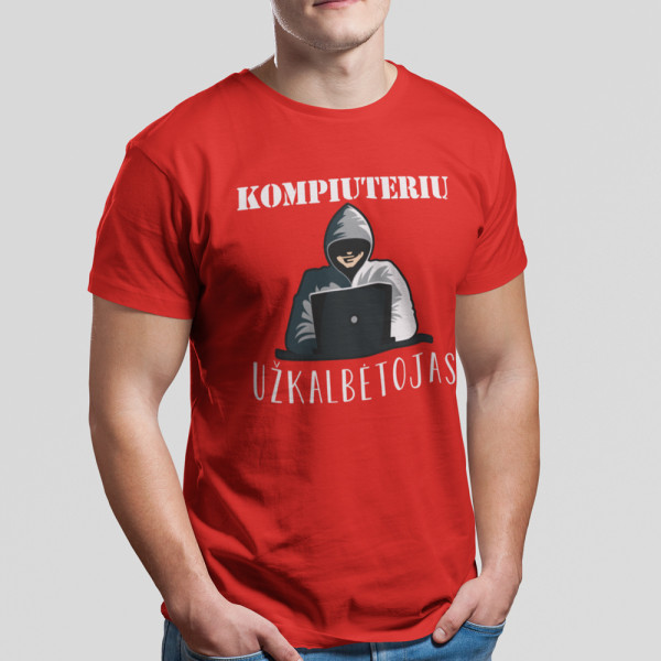 Marškinėliai "Kompiuterių užkalbėtojas"
