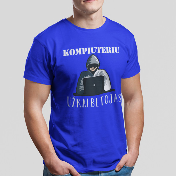 Marškinėliai "Kompiuterių užkalbėtojas"