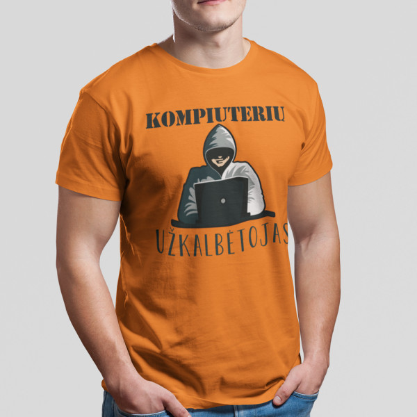 Marškinėliai "Kompiuterių užkalbėtojas"