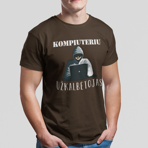 Marškinėliai "Kompiuterių užkalbėtojas"