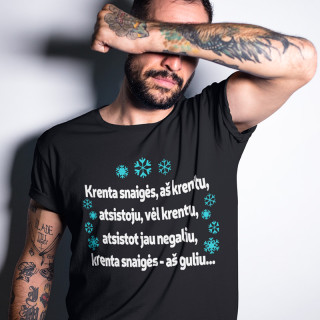 Marškinėliai "Krenta snaigės..."