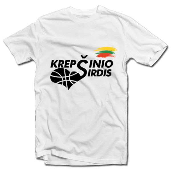 Marškinėliai "Krepšinio Širdis" Marškinėliai "Krepšinio Širdis"