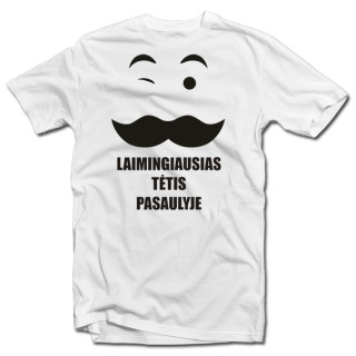 Marškinėliai "Laimingiausias tėtis pasaulyje"