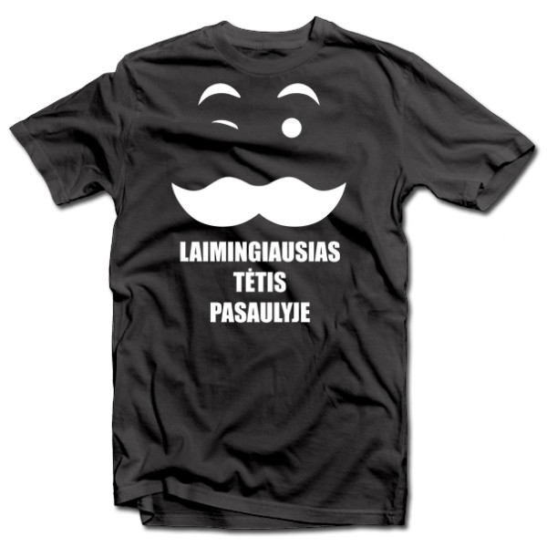 Marškinėliai "Laimingiausias tėtis pasaulyje" Marškinėliai "Laimingiausias tėtis pasaulyje"