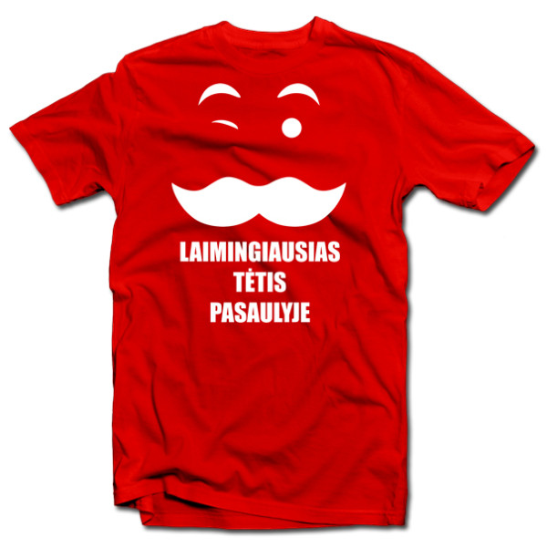 Marškinėliai "Laimingiausias tėtis pasaulyje" Marškinėliai "Laimingiausias tėtis pasaulyje"