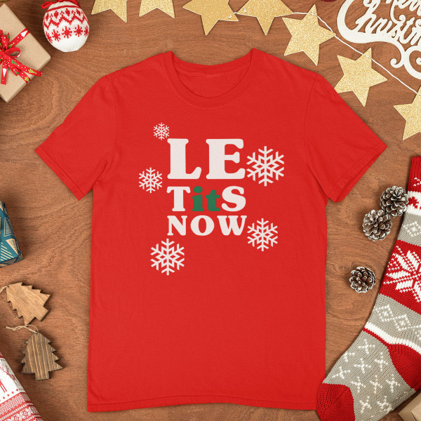 Marškinėliai "Let it snow"