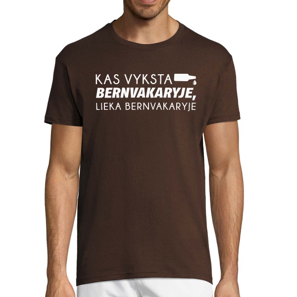 Marškinėliai "Lieka bernvakaryje"