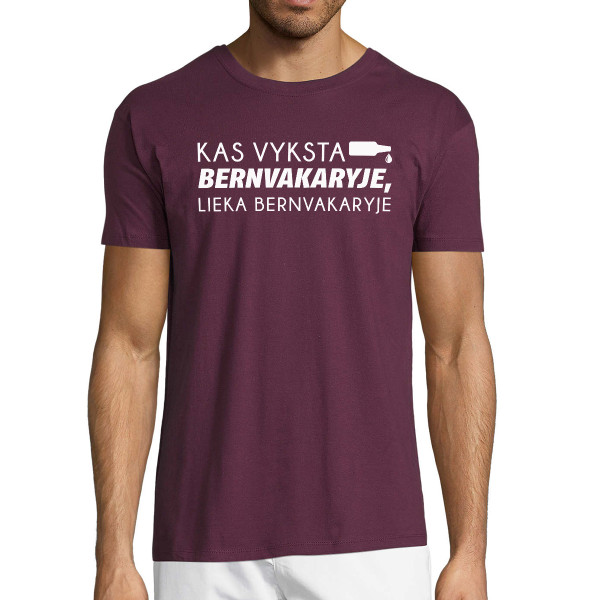 Marškinėliai "Lieka bernvakaryje"