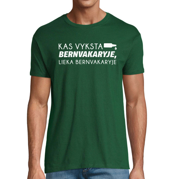 Marškinėliai "Lieka bernvakaryje"