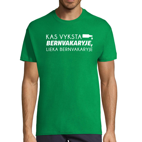 Marškinėliai "Lieka bernvakaryje"