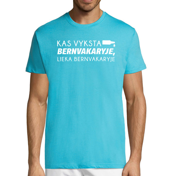 Marškinėliai "Lieka bernvakaryje"