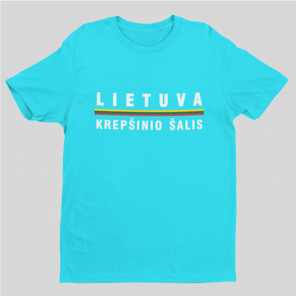 Marškinėliai "Lietuva - krepšinio šalis"