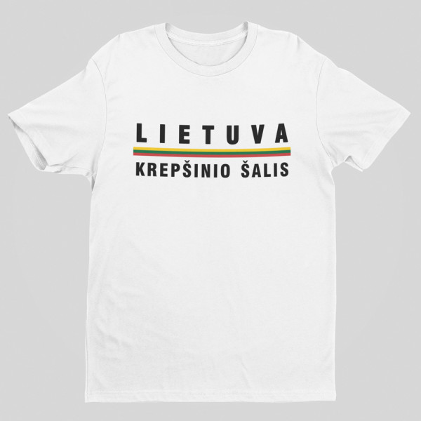 Marškinėliai "Lietuva - krepšinio šalis"