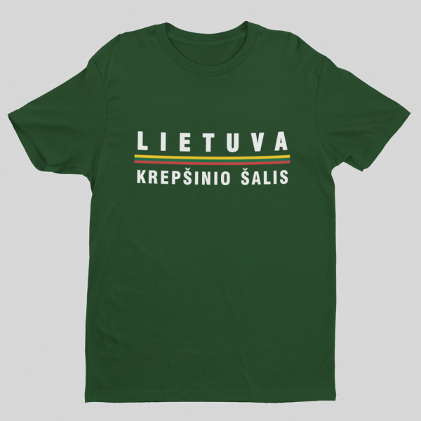 Marškinėliai "Lietuva - krepšinio šalis"